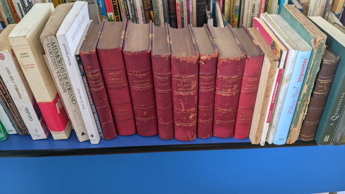Os vermelhos encadernados de André Gide